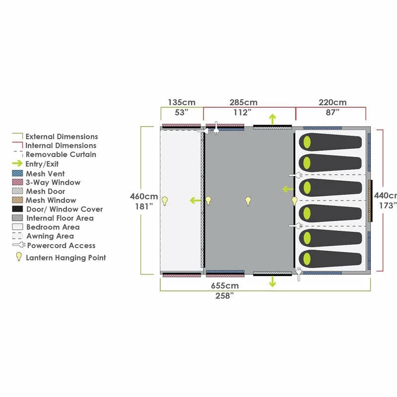Zempire EVO TXL V2 Family Tent 11 Zempire EVO TXL V2 Family Tent - Image 9