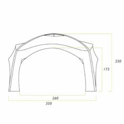 Zempire Aerobase 3 Air Shelter With Deluxe Wall -Campingworld Shop 755528 8