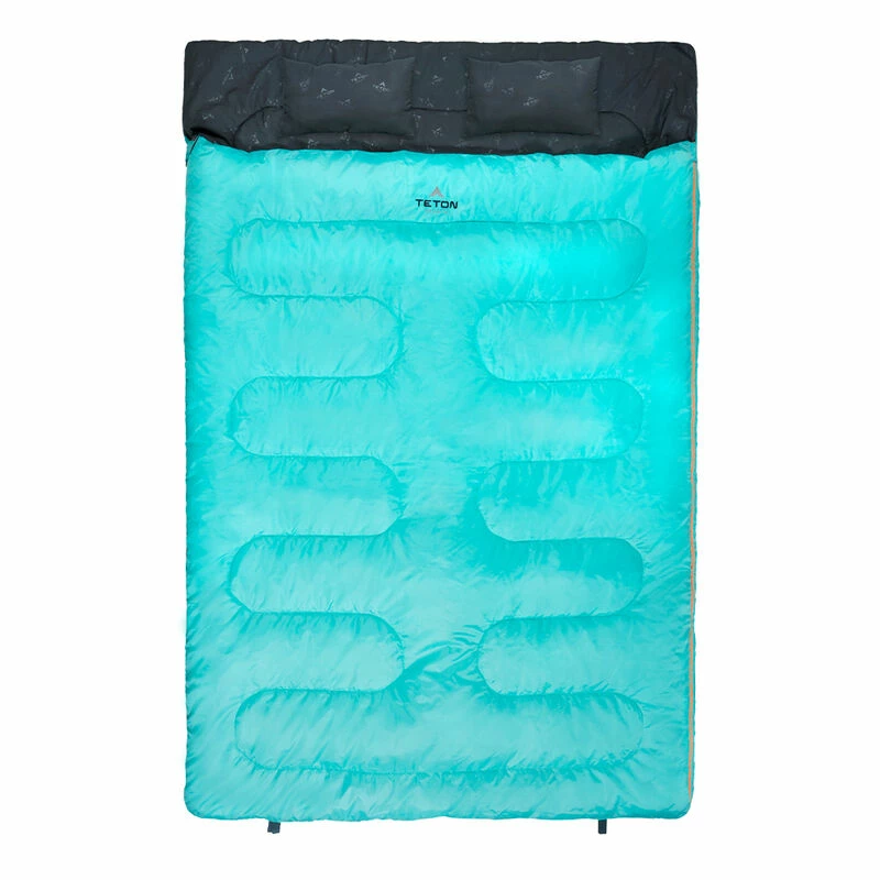 TETON Sports Cascade Double Sleeping Bag With Pillows 5 TETON Sports Cascade Double Sleeping Bag With Pillows - Image 3